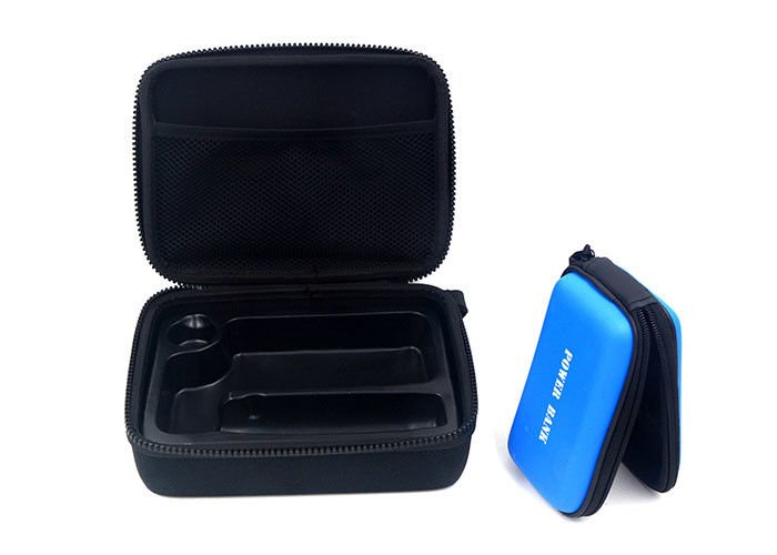 EVA Hard Carrying Case Nylon 1680D With Plastic Black Plating Zipper , Eco Friendly