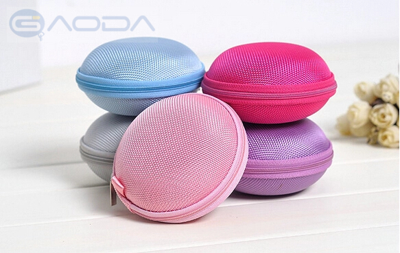 Small Fashionable earphone Carrying Case With Customized Logo